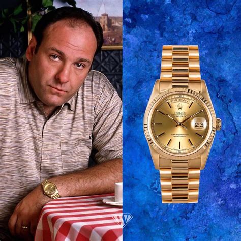 tony soprano rolex model|tony soprano gold watch.